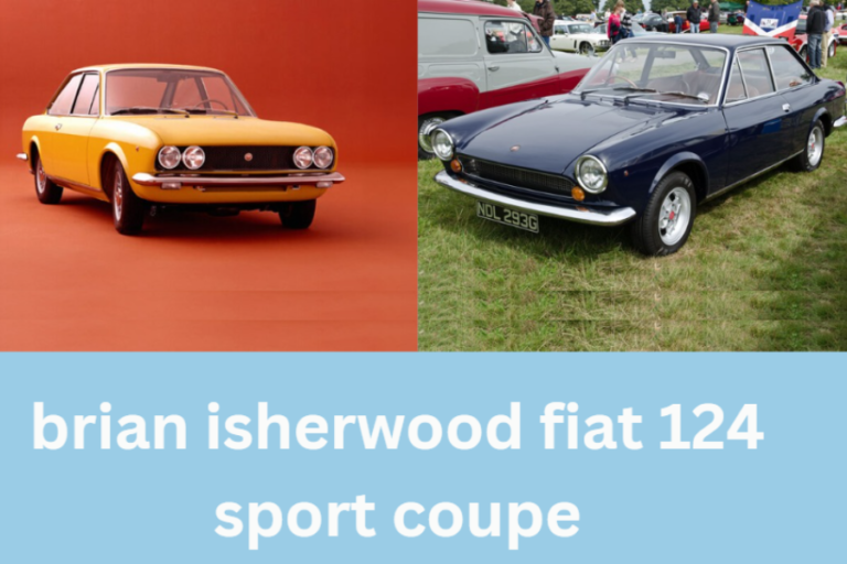 brian isherwood fiat 124 sport coupe